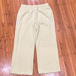 Lime Green Wide-Leg Pants